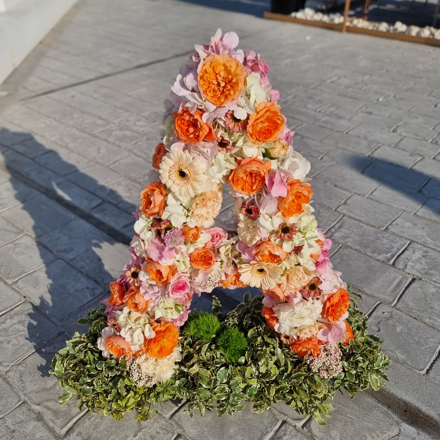 Personalized Floral Letter Arrangement