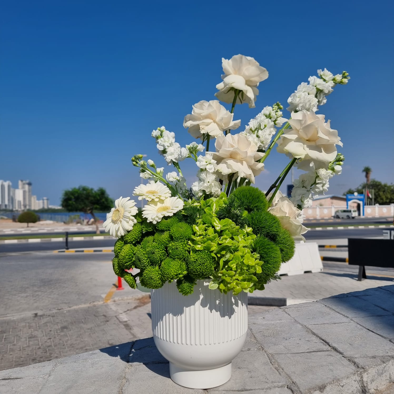 Elegant White Harmony Bouquet