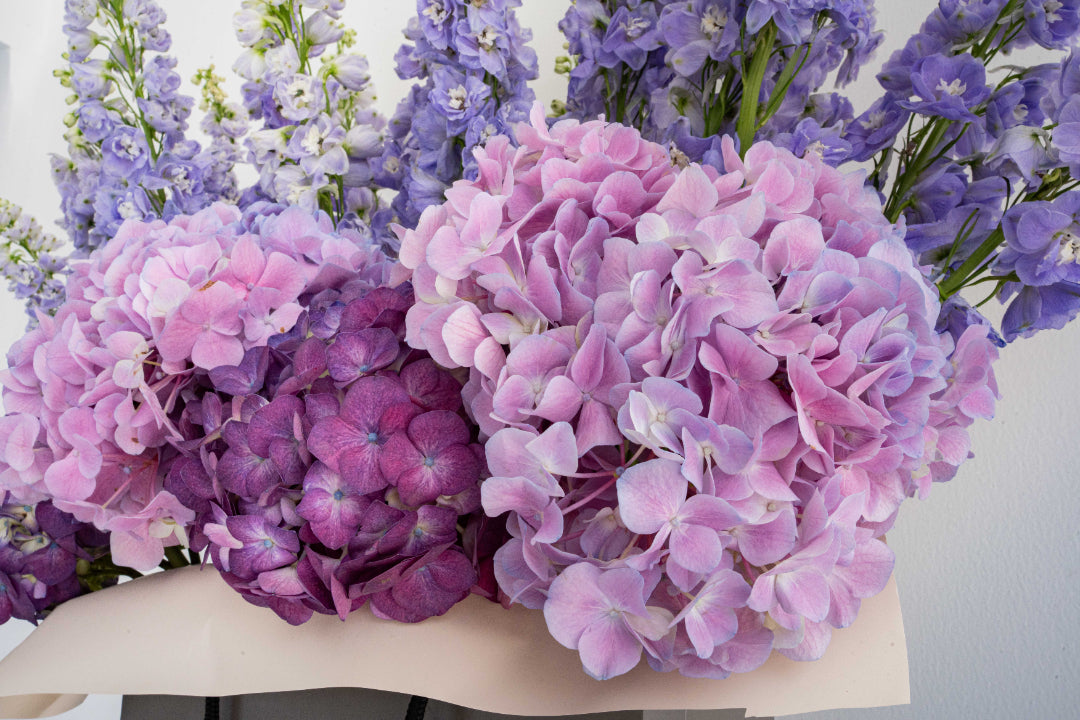 Lavender Elegance Flower Bag