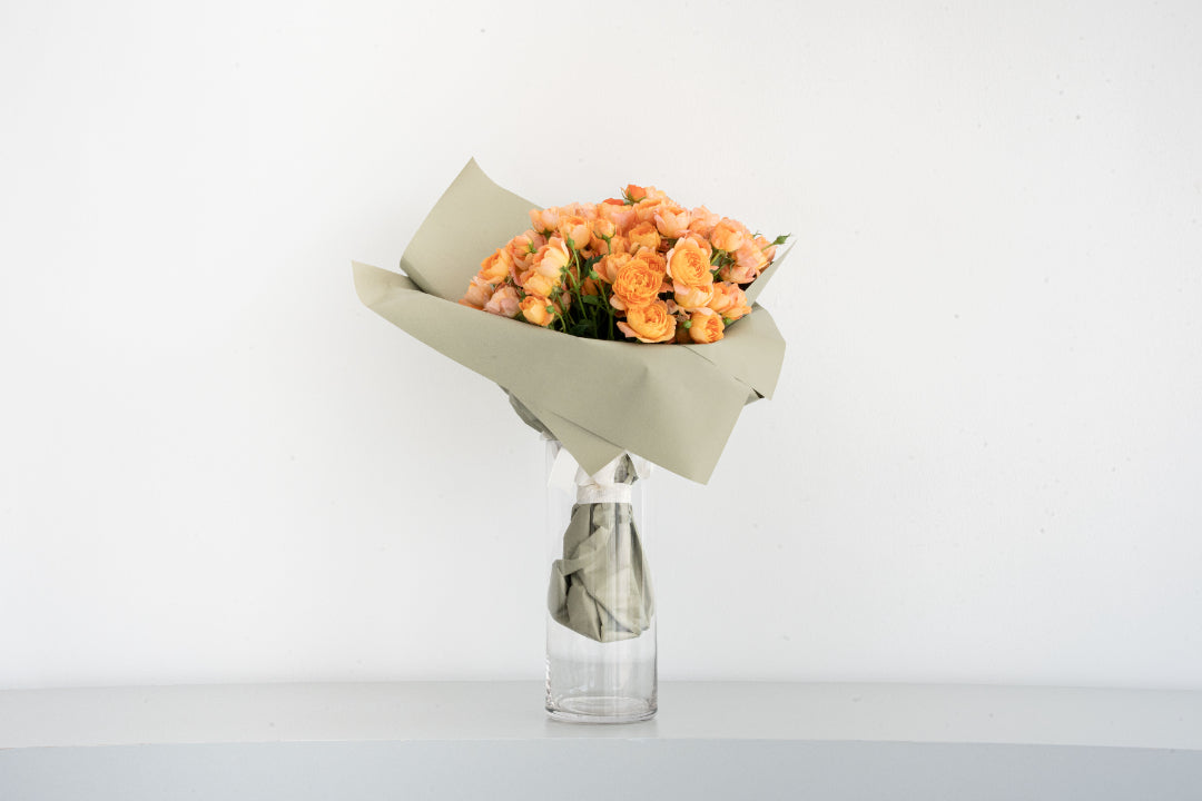 Orange Spray Rose Bouquet