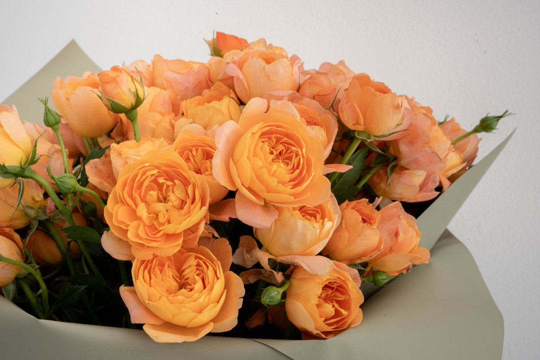Orange Spray Rose Bouquet