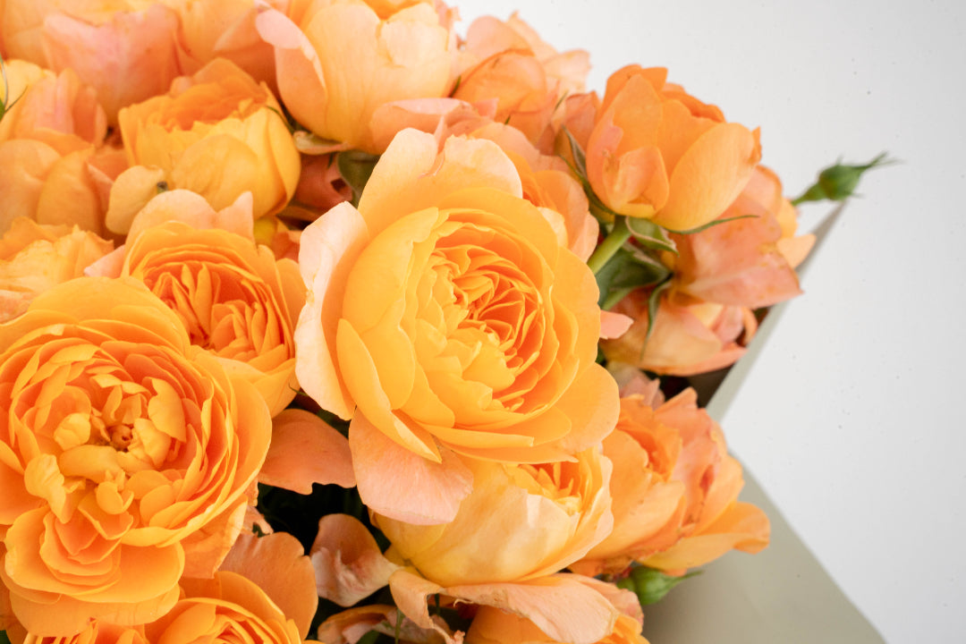 Orange Spray Rose Bouquet
