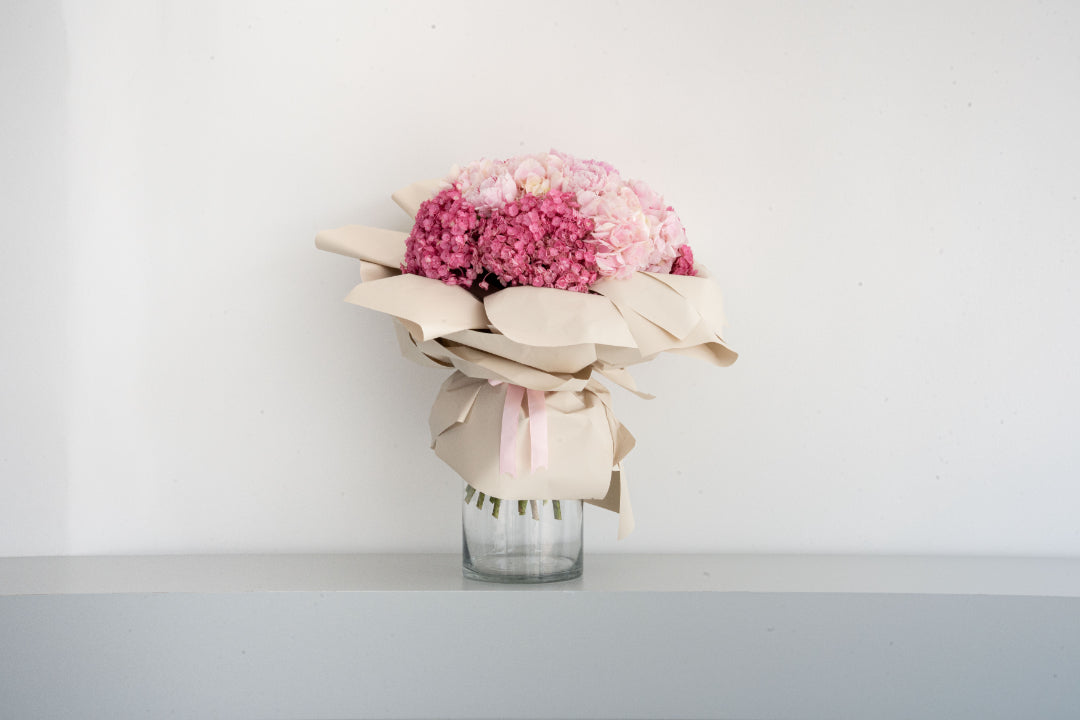 Pink Hydrangea Bouquet